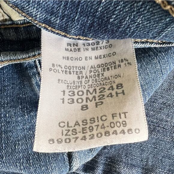 Riders by Lee Jeans Womens 8 P Classic Fit Straight Leg Medium Wash - Picture 7 of 13